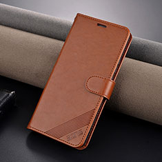 Coque Portefeuille Livre Cuir Etui Clapet YZ3 pour Xiaomi Redmi Note 13 Pro 5G Marron