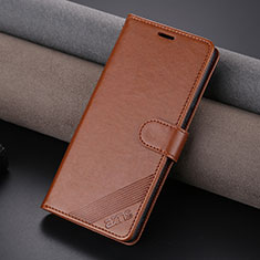 Coque Portefeuille Livre Cuir Etui Clapet YZ4 pour Huawei Honor 90 5G Marron