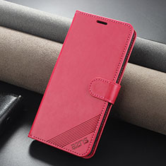 Coque Portefeuille Livre Cuir Etui Clapet YZ4 pour Xiaomi Redmi K60 Ultra 5G Rose Rouge