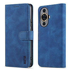 Coque Portefeuille Livre Cuir Etui Clapet YZ5 pour Huawei Nova 11 Bleu