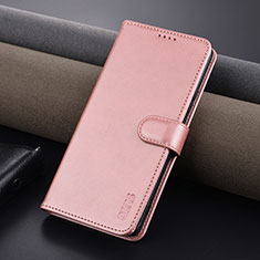 Coque Portefeuille Livre Cuir Etui Clapet YZ5 pour Oppo A2 Pro 5G Or Rose