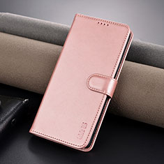 Coque Portefeuille Livre Cuir Etui Clapet YZ5 pour Xiaomi Redmi Note 13 5G Or Rose