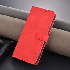 Coque Portefeuille Livre Cuir Etui Clapet YZ5 pour Xiaomi Redmi Note 13 Pro+ Plus 5G Rose Rouge