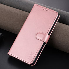 Coque Portefeuille Livre Cuir Etui Clapet YZ6 pour Oppo A78 4G Or Rose