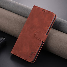 Coque Portefeuille Livre Cuir Etui Clapet YZ6 pour Oppo Reno10 Pro+ Plus 5G Marron