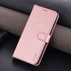 Coque Portefeuille Livre Cuir Etui Clapet YZ6 pour Oppo Reno9 Pro 5G Or Rose