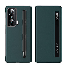 Coque Portefeuille Livre Cuir Etui Clapet ZL1 pour Huawei Honor Magic Vs 5G Vert