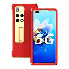 Coque Portefeuille Livre Cuir Etui Clapet ZL1 pour Huawei Mate X2 Rouge