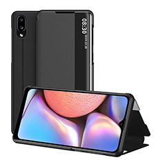 Coque Portefeuille Livre Cuir Etui Clapet ZL1 pour Samsung Galaxy A10s Noir