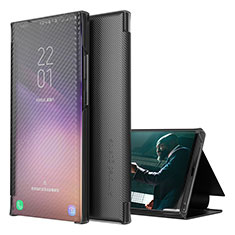 Coque Portefeuille Livre Cuir Etui Clapet ZL1 pour Samsung Galaxy A12 5G Noir
