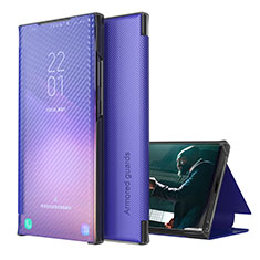Coque Portefeuille Livre Cuir Etui Clapet ZL1 pour Samsung Galaxy A32 5G Violet