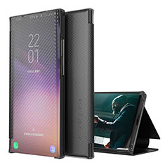 Coque Portefeuille Livre Cuir Etui Clapet ZL1 pour Samsung Galaxy F62 5G Noir