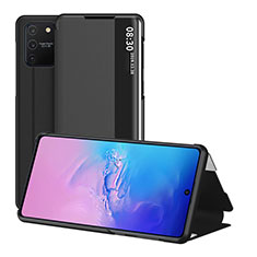 Coque Portefeuille Livre Cuir Etui Clapet ZL2 pour Samsung Galaxy A91 Noir