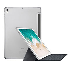 Coque Portefeuille Livre Cuir L01 pour Apple iPad Pro 10.5 Blanc