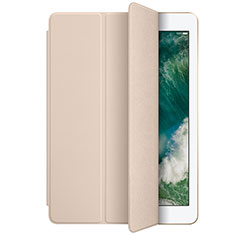 Coque Portefeuille Livre Cuir L01 pour Apple New iPad 9.7 (2018) Or