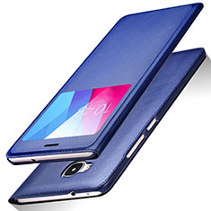 Coque Portefeuille Livre Cuir L01 pour Huawei Honor Play 5X Bleu