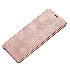 Coque Portefeuille Livre Cuir L02 pour Samsung Galaxy Note 8 Rose