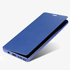 Coque Portefeuille Livre Cuir L03 pour Samsung Galaxy Note 8 Duos N950F Bleu