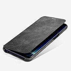 Coque Portefeuille Livre Cuir L03 pour Samsung Galaxy S8 Noir