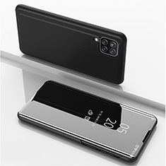 Coque Portefeuille Livre Cuir Miroir Housse Etui Clapet L05 pour Samsung Galaxy A22 4G Noir