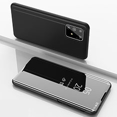 Coque Portefeuille Livre Cuir Miroir Housse Etui Clapet ZL1 pour Samsung Galaxy S10 Lite Noir
