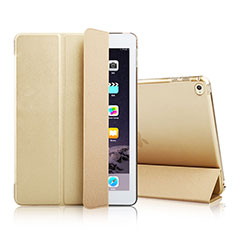 Coque Portefeuille Livre Cuir pour Apple iPad Mini 4 Or