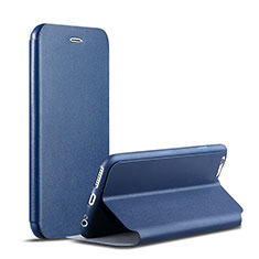 Coque Portefeuille Livre Cuir pour Apple iPhone 6 Bleu