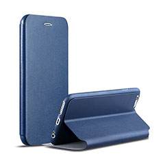 Coque Portefeuille Livre Cuir pour Apple iPhone 6S Bleu