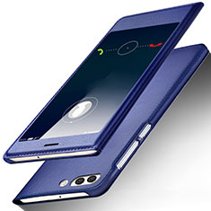 Coque Portefeuille Livre Cuir pour Huawei Nova 2S Bleu
