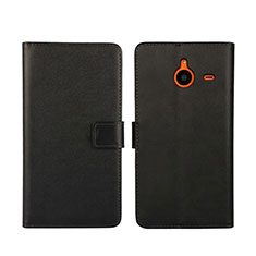 Coque Portefeuille Livre Cuir pour Microsoft Lumia 640 XL Lte Noir