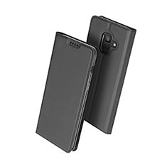Coque Portefeuille Livre Cuir pour Samsung Galaxy A6 (2018) Dual SIM Noir