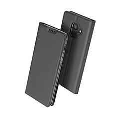 Coque Portefeuille Livre Cuir pour Samsung Galaxy A6 (2018) Noir