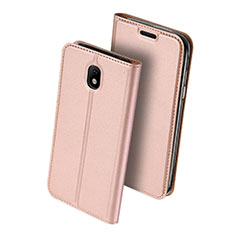 Coque Portefeuille Livre Cuir pour Samsung Galaxy J5 (2017) Duos J530F Rose