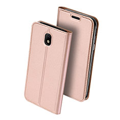 Coque Portefeuille Livre Cuir pour Samsung Galaxy J5 (2017) SM-J750F Rose