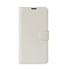 Coque Portefeuille Livre Cuir pour Wiko Wim Lite 4G Blanc