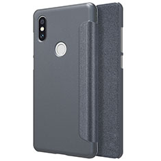 Coque Portefeuille Livre Cuir pour Xiaomi Mi Mix 2S Noir