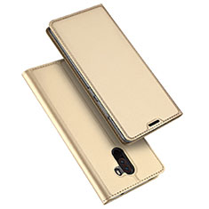 Coque Portefeuille Livre Cuir pour Xiaomi Pocophone F1 Or