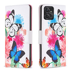 Coque Portefeuille Motif Fantaisie Livre Cuir Etui Clapet B01F pour Motorola Moto G Power 5G (2023) Colorful