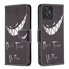 Coque Portefeuille Motif Fantaisie Livre Cuir Etui Clapet B01F pour Motorola Moto G Power 5G (2023) Noir