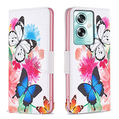 Coque Portefeuille Motif Fantaisie Livre Cuir Etui Clapet B01F pour Oppo A2 5G Colorful