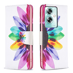 Coque Portefeuille Motif Fantaisie Livre Cuir Etui Clapet B01F pour Oppo A79 5G Mixte