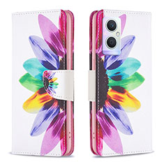 Coque Portefeuille Motif Fantaisie Livre Cuir Etui Clapet B01F pour Oppo A96 5G Mixte