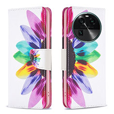 Coque Portefeuille Motif Fantaisie Livre Cuir Etui Clapet B01F pour Oppo Find X6 5G Mixte