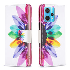 Coque Portefeuille Motif Fantaisie Livre Cuir Etui Clapet B01F pour Realme 9 Pro+ Plus 5G Mixte