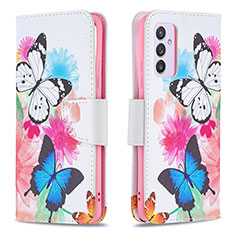 Coque Portefeuille Motif Fantaisie Livre Cuir Etui Clapet B01F pour Samsung Galaxy A24 4G Colorful