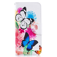 Coque Portefeuille Motif Fantaisie Livre Cuir Etui Clapet B01F pour Samsung Galaxy A30S Colorful