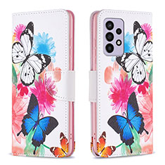 Coque Portefeuille Motif Fantaisie Livre Cuir Etui Clapet B01F pour Samsung Galaxy A33 5G Colorful