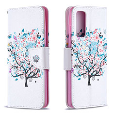 Coque Portefeuille Motif Fantaisie Livre Cuir Etui Clapet B01F pour Samsung Galaxy S20 FE (2022) 5G Blanc