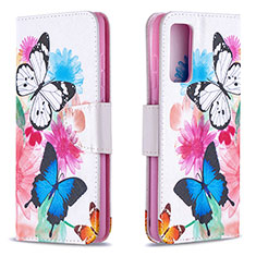 Coque Portefeuille Motif Fantaisie Livre Cuir Etui Clapet B01F pour Samsung Galaxy S20 FE 4G Colorful