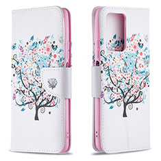 Coque Portefeuille Motif Fantaisie Livre Cuir Etui Clapet B01F pour Xiaomi Mi 11T 5G Blanc